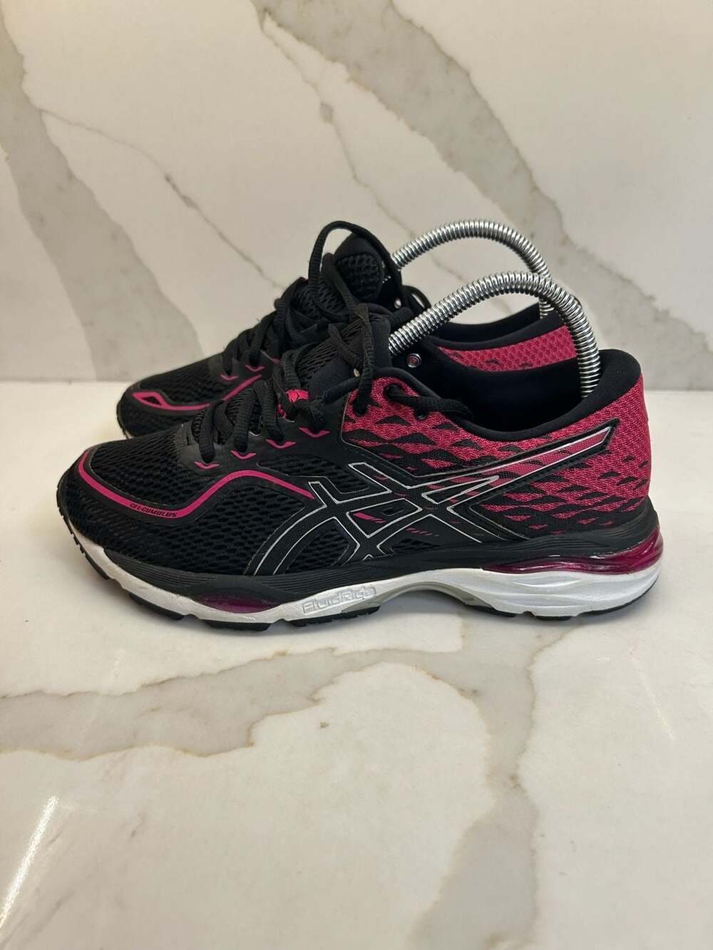 Asics Gel-Cumulus 19 Running Shoes Women's Black and Magenta